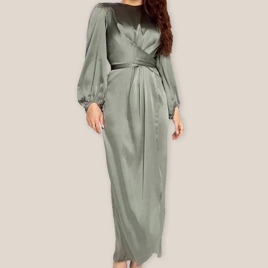 Amina Satin Dress