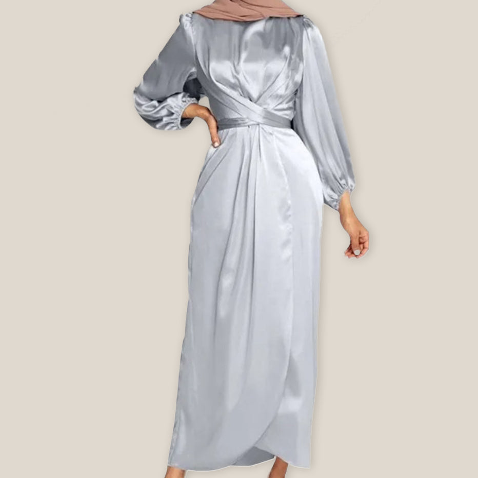 Amina Satin Dress